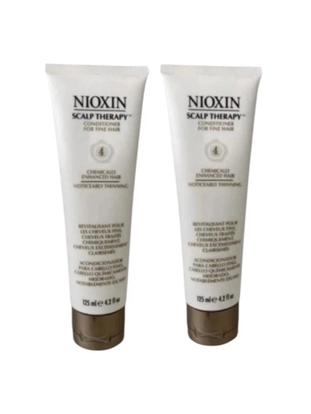 Nioxin System 4 Conditioner 2 Pack 4.2 oz Scalp Therapy Fine Treated Hair
